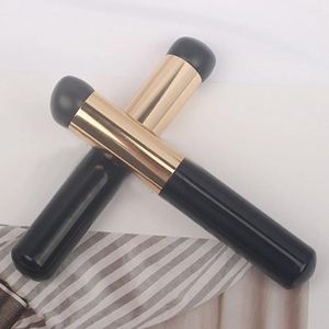 Pincéis de maquiagem 2 Pcs Silicone Lip Brush Travel Concealer Wand Batom Mulheres Aplicador Varinhas Sílica Gel Scrub