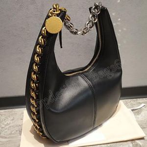 Frayme FlapショルダーバッグStella McCaryney Small Medium Vegan Crossbody women Black Leather Handbags Luxury Designer Logo Wallet Croco Eeblece