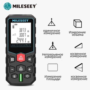 MILESEEY X5 Laser Tape Measure 40M Distance Meter High Accuracy Roulette Multiple Measurement Functions Electronic Ruler 240109