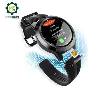 Zegarki Smart Watch Men Waterproof SIM Card Telefon Watch GPS Sport Record Cass Tętargometru Pedometr Bluetooth Call Smartwatch Android