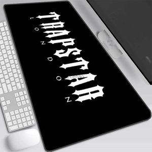 Mouse Pads Apoios de Pulso Mouse Pad Gaming Trapstar London Mat Extended Mause Gamer Acessórios para PC Xxl Mousepad Grande Teclado Protetor de Mesa Ratos OfficeL240105