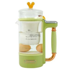 Bollitori elettrici Blu / Verde Smart 400ml Pentola per preservare la salute Bollitore elettrico Tazza per stufato BB Porridge Zuppa Filtro in vetro 6 marce 800w Prenotazione YQ240109