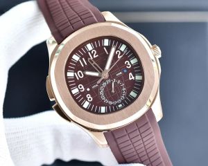 Women męscy luksus 5164 Zegarek automatyczny mechaniczny wskaźnik Luminous Watches gumowe paski granatowe zegarek Relogio Masculino