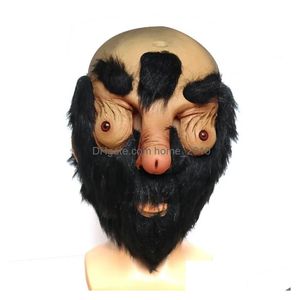 Party Masks Halloween Horror Mask Cosplay Face Scary Masque Masquerade Latex Horrible Ghastly Monster Props 20217403936 Drop Deliver Dhmay