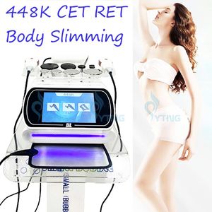448K Indiba CET RET RF Equipment Tecar Skin Tightening Wrinkle Removal Body Sculpting Belly Fat Burner Body Shaping Contouring
