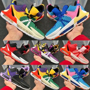 Top Witness 7 Basketball Shoes For Men Designer Trainers Bred Multi-Color University Red Hyper Royal Pink Outdoor Sneakers Size 40-46