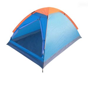 Tält och skyddsrum 2 person vattentät tält utomhus vandring camping utrustning strand reser 3 säsong ryggsäckande dubbel lager