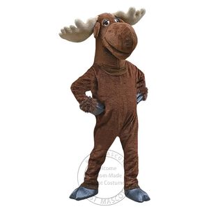 Halloween Hot Sales Moose mascot Costume for Party Cartoon Character Mascot Sale free shipping support customization