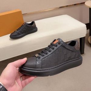 Run Away Mens Casual shoes Black Leather Textured Designer Unisex Sneakers Mens Trainers Women Outdoor Sport Shoe Eur36-45 1.8 07