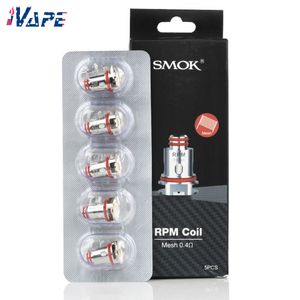 SMOK RPM Replacement Coil 5pcs Variety Pack Multiple Resistances Mesh and Triple Coil Options Compatible with RPM40 Pod Kit