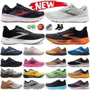 TOP 2024New Designer Brooks Launch 9 Running Shoes Men For Women Ghost Hyperion Tempo Triple White Grey Yellow Orange Trainers Glycerin Cascadia Sneakers Casual 32
