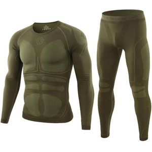 Underpants Winternewwear Termal Unde Men Long Johns Set di set di biancheria intima in stile militare sportive esterne