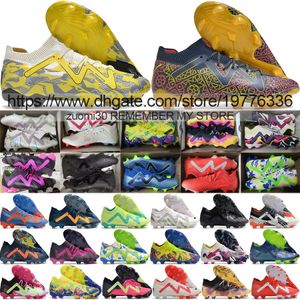 Invia con borsa Qualità Nuove scarpe da calcio 2024 Future Ultimate FG Neymars Calzini da calcio Tacchetti da uomo in morbida pelle Comode scarpe da calcio da allenamento Lithe Taglia US 7-11.5