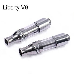 ITSUWA AMIGO LIBERTY V9 CARTS Atomizer Justerbar luftflödesglas Tank keramisk spole Tjock olja Atomizer 0,5 ml 1,0 ml Fit 510 trådbatteri