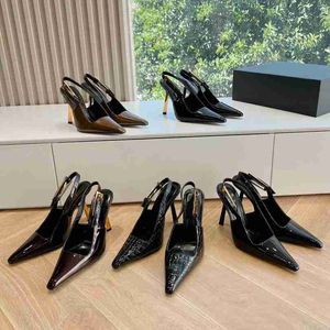 Famous designers highly recommend classic metal steel heels High heels are very good at flattering the foot shape size 35-40 41Customization is non-returnable