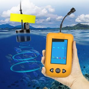 Fish Finder Erchang Sonar Intelligent Night Fishing Color Hd Wired Trasonic Detector Drop Delivery Ot1Bc