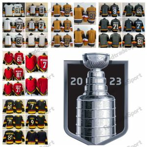 Stanley 2024 Cup Final Hóquei Jerseys 61 Mark Stone C 7 Alex Pietrangelo 71 William Karlsson 81 Jonathan Marchessault 9 Jack Eichel Jersey M 1