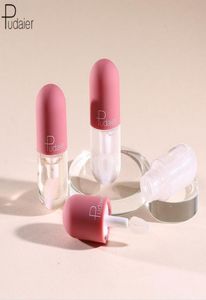 Pudaier Mini Capsule Tube Idrata Clear Lip Gloss cambia colore Rimpolpante Lip gloss Glitter Makeup Glossier Lip Tint4994542