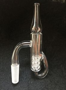 Diamante nó loop reciclador banger dab prego com inserção de engrenagem carb boné quartzo banger prego 10mm 14mm masculino feminino para óleo dab rig2381870