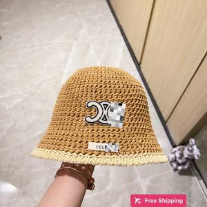 Tasarımcı Ball Caps Miao Ailenin Doğru Versiyonu Yeni Springsummer Süt İpek Balıkçı Şapkası Kadın Moda Hollow Nefes Alabilir ve Serin Örme Kova Şapkası Pu8E