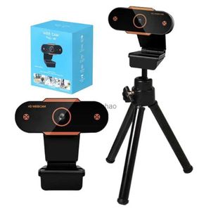 Webcams PC Câmera ajustável 1080P HD Mini USB Câmera ajustável Laptop Webcam para aulas on-line, videoconferências e transmissões ao vivoL240105