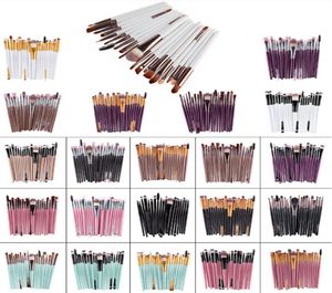 20st Cosmetic Makeup Brushes Set Powder Foundation Eyeshadow Eyeliner Lip Brush Tool Märke Make Up Beauty Tools7609674