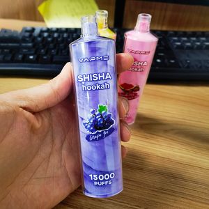 Orijinal Tek Kullanımlık Vape Kalem Vapme Shisha 15000 12 Flavors 0% 2% 15k Puflar 25ml 0.6ohm Tip-C Şarj E-sigaraları