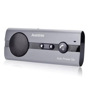 Speakers Avantree Bluetooth Car Kit Auto Power on Visor with Motion Sensor, Support Gps, Music, Handsfree Speakerphone for Mobile Phones