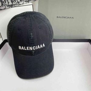 Balencaigass Hat 2022 Original High Quality Correct Version b Paris Washed Holes to Make Old Baseball Caps Oppca273V