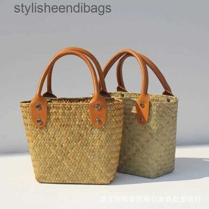 Borsa da donna intrecciata a mano Borsa da donna portatile alla moda ed elegante Borsa da spiaggia piccola alla moda ed eleganteborse eleganti