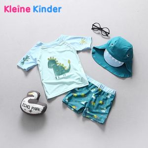 Wear Baby-Badebekleidung mit Dinosaurier-Aufdruck, UPF50, Kinder-Badeanzug, separater Badeanzug für Jungen, Badekleidung, Kleinkinder-Jungen-Strandbekleidung