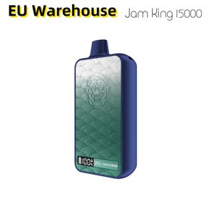 Jam King vape pen CKS 15000 Puffs 12 Flavors 24ml E-Liquid disposable cigarette china Screen Display 2% 3% 5% Mesh Coil Rechargeable Vaper 650mAh Battery puff 1000 12000