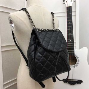 Gitter gute Rucksackbeutel Top Quality 5A Echtes Leder Fashion Diamond 2024 Kettenbeutel Verkauf klassisch