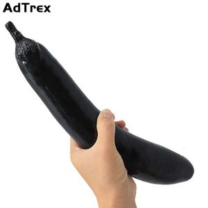 Huge Penis Long Eggplant Cock Realistic Dildo Real Dick Sex Toys for Woman Female Masturbate No Vibrator Adult Products Sextoys 240109