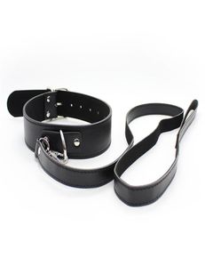 Neck Collars with Leash Fetish SM Slave Neck Cuffs BDSM Bondage Restraints PU Leather Sex Product for Couples Sex Toy Women Men7969574