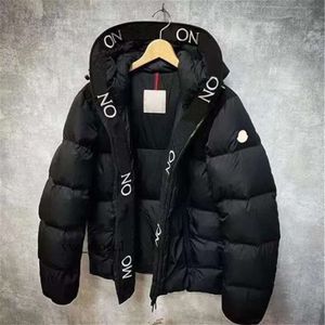 Erkek Ceketler Tasarımcı Mens Kış Monclair Down Ceket Parkas Hafif Rüzgar Yemeği Hoodie Siyah Beyaz Puffer Dış Giyim Adam İtalyan İtalyan Lüks Monclair Ceket 9082
