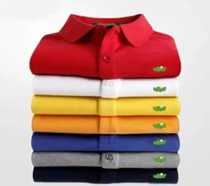 Herren Polos QQd0 Frühling Luxus Tierdruck Männer Poloshirt Business Top Krokodil Stickerei Polos Shirts männlich Kurzarm Homme übergroße Revers T-Shirts Designermarke