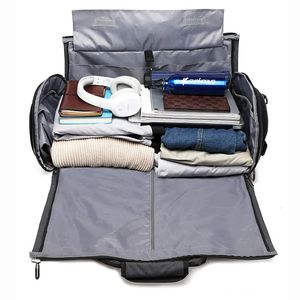 Bolsa de roupas para viagem Bolsa de viagem conversível com compartimento para sapatos, perfeita para viagens de negócios e escapadelas de fim de semana 240109