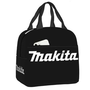 Custom Makitas Lunch Bag Men Women Thermal Cooler Insulated Box for Children School Work Picnic Food Tote Bags 240109