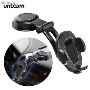 Cell Phone Mounts Holders Dashboard Phone Holder for Car 360 Degree Mobile Phone Bracket Universal Car Mount Phone Support for 13 12 Pro Max X 8 YQ240110