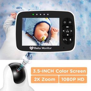 Smart M935 3.5 inch Baby Monitor Infrared Night Vision Wireless Video Color Monitor With Lullaby Remote Pan-Tilt-Zoom Talk 2-Way Intercom