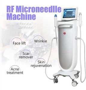 Efficace 2 in1 RF frazionario Micro-ago Macchina Pigmento Cicatrice Acne Rughe Rimozione Stretch Rf Microneedling lifting del viso Ringiovanimento della pelle Macchina di bellezza