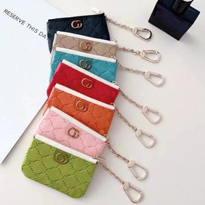 2024 męskie portfele projektanta portfela Mini Moneta torebki kwadratowe krótka torebka luksusowa torebka sprzęgła wytłaczane litery 5a