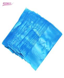 200 pcslot Safety Disponibla Hygiene Plastic Clear Blue Tattoo Motor Pen Cover Påsar Tatuering Maskin Pen Beklädnadssladd Hylsa 9029217