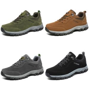 2024 New hiking shoes men woman black green browm dark yellow mens trainers outdoor hiking sport sneakers