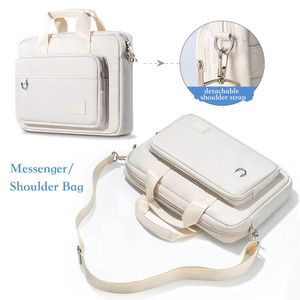 133 156 Laptop Shoulder Bag for Air 13 15 M2 M1 Pro 16 14 inch Dell HP Shockproof Messenger Handbag 240109