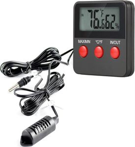 Elektronisches Thermometer-Hygrometer für Inkubator-Reptilienmonitor, digitaler Temperatur- und Feuchtigkeitsmesser, Tester 9707045