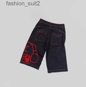 JNCO Y2k Streetwear Men's Jeans Mens Designer Jeans Fashion Hip Hop Boxing Gloves Graphic Print Baggy Black Pants Harajuku Gothic Wide Trouser 15 4DKK