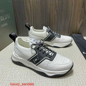 Playoff Sneaker in pelle BERLUTI Scarpe casual da uomo Nuove scarpe sportive casual basse da uomo Alla moda e belle fatte a mano Cambia colore e lucidatura Trendy Me HB86