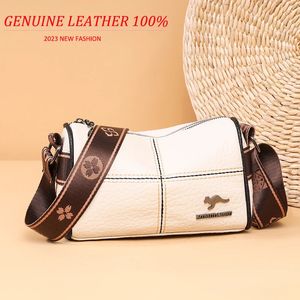 Umhängetasche aus 100 % echtem Leder für Damen, Tasche für Damen, Luxus-Handtasche, hochwertige Umhängetaschen, Damen-Umhängetasche, Sac a main 240109